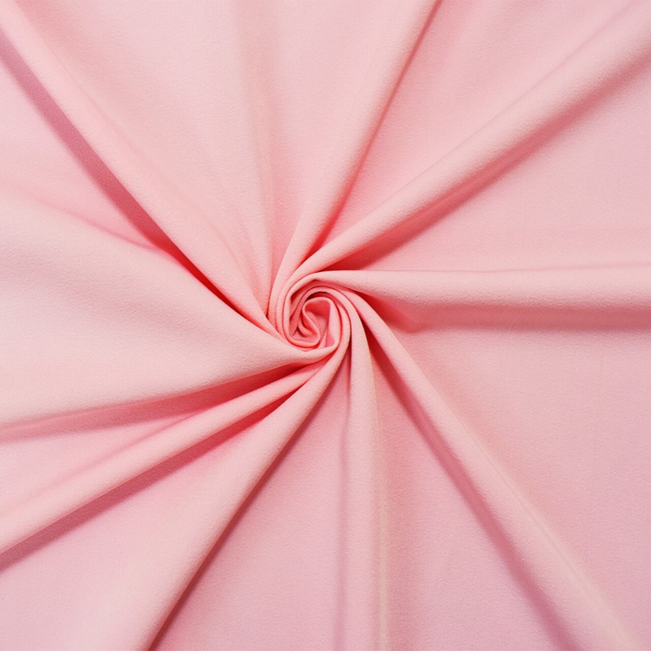 Pink Poly Stretch Spandex Solid Chino Twill Woven Fabric By the Yard